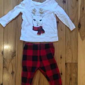 Buffalo plaid holiday set